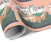 無駄に最適な遠くに日 ラッピングペーパー (ロールコーナー)