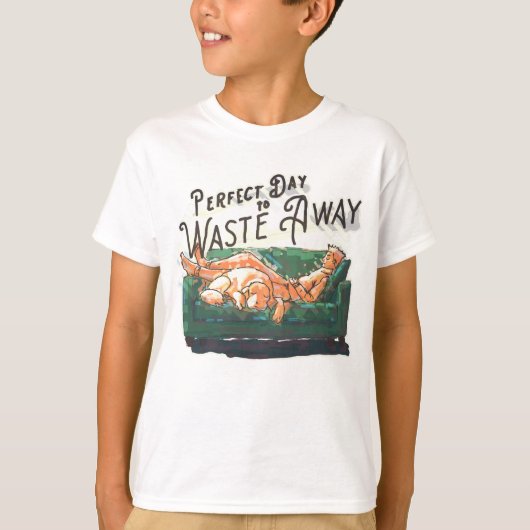 無駄に最適な遠くに日 Tシャツ (正面)