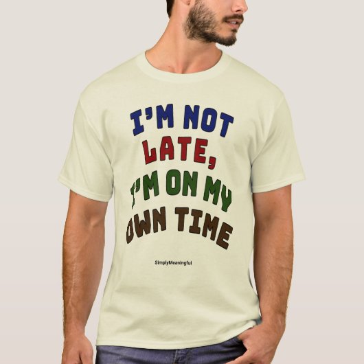 無⏰時 Tシャツ (正面)