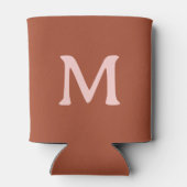 焦げたオレンジカスタム色モノグラム 缶クーラー (裏面)