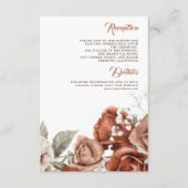 焦げたオレンジバラテラ結婚コッタの詳細 エンクロージャーカード (正面)