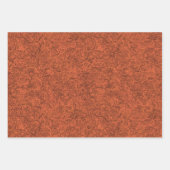 焦げたオレンジ人気があるデザイン ラッピングペーパーシート (正面)
