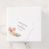 焦げたオレンジ結婚色フローラ フェイバータグ (インサイチュ)