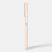 焦げたオレンジ色のシャドストライプウ Case-Mate iPhoneケース (裏面 / 左)