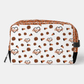 焦げたオレンジ色の応援ハート、ポムポンメガホン ドップキット (裏面)