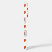 焦げたオレンジ色の水玉模様 Case-Mate iPhoneケース (裏面 / 右)