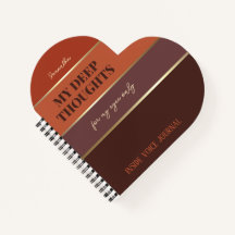 焦げたオレンジ色の金ゴールドエレガント金ゴールドポケットジャーナル