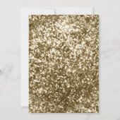 焦げたオレンジ金ゴールドエスニックインディアンアー結婚チズ 招待状 (裏面)