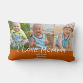 焦げたオレンジ3フォトママ ランバークッション (裏面)