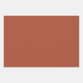 焦げたオレンジ ラッピングペーパーシート (正面2)