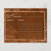 焦げたキャラメルレシピカード (正面)
