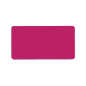 焦げたピンク住所 シール (正面)