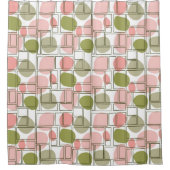 焦げたブロッブ シャワーカーテン (正面)