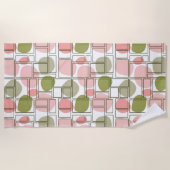 焦げたブロッブ ビーチタオル (正面)