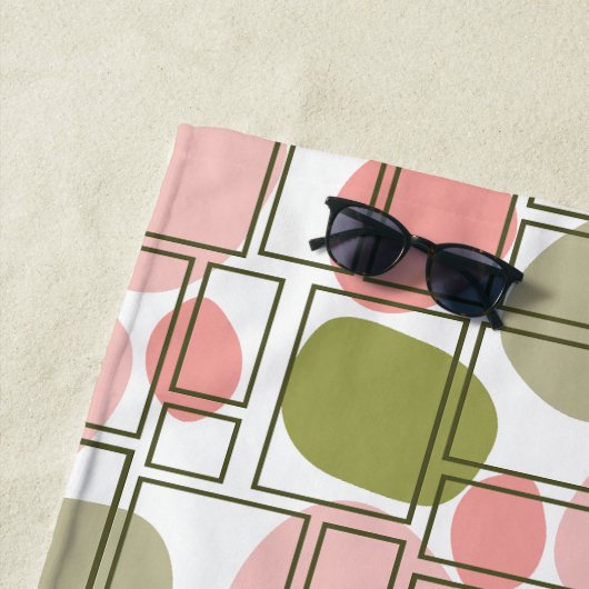 焦げたブロッブ ビーチタオル (インサイチュ)