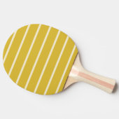 焦げたレモン ストライプとソリッド 卓球ラケット (横)