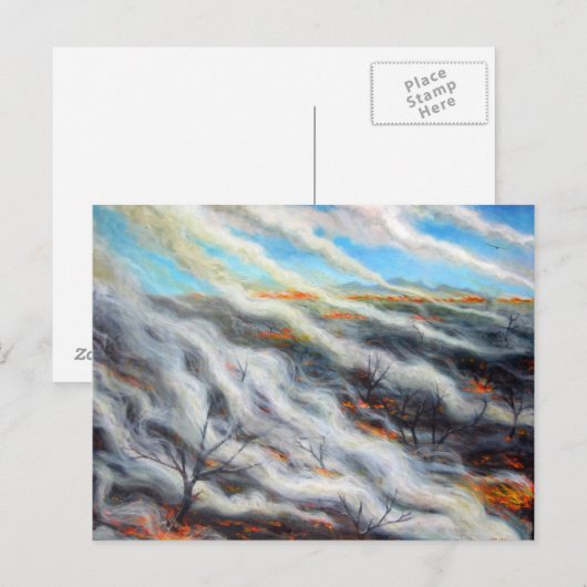 焦げた地球2014 ポストカード (正面/裏面)