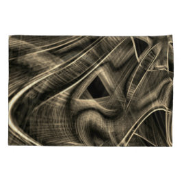 焦げた松の木のようなくねくねした形で、溝がある 枕カバー