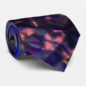 焦げた粗いテクスチャ濃い紫から汚れた紫 ネクタイ (ロール)