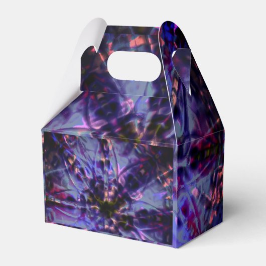 焦げた粗いテクスチャ濃い紫から汚れた紫 フェイバーボックス (裏面サイド)