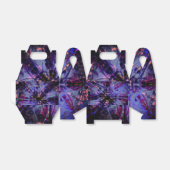 焦げた粗いテクスチャ濃い紫から汚れた紫 フェイバーボックス (折り畳みなし)