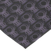 焦げた紫色の仕上げパターン テーブルクロス (アングル)