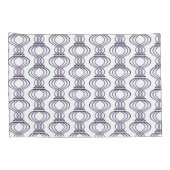 焦げた紫色の仕上げパターン 枕カバー (裏面-右)