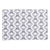 焦げた紫色の仕上げパターン 枕カバー (正面右)