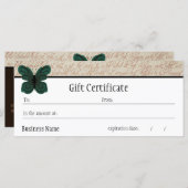 焦げた蝶のギフト券 (正面/裏面)