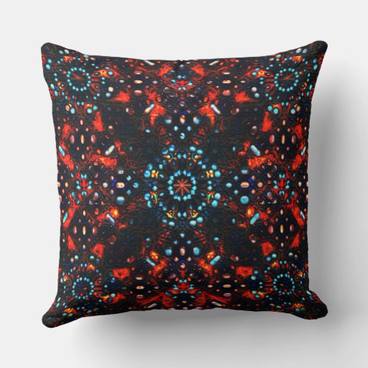 焦げた革の中の石の中には見た目のものもある クッション (裏面)