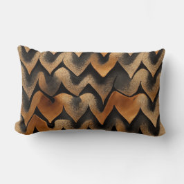 焦げた革 ランバークッション