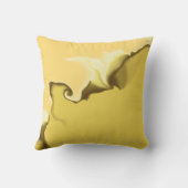 焦げた黄色 クッション (裏面)