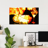 焦げた。 ポスター (ホームオフィス)