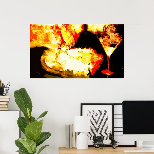 焦げた。 ポスター (ホームオフィス)