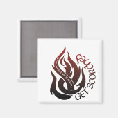 焦げる マグネット (正面/裏面)