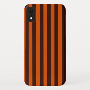 焦げオレンジストライプレトロスタイルカスタマイズこれ！ iPhone XRケース