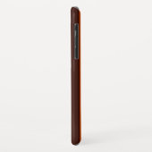 焦げオレンジストライプレトロスタイルカスタマイズこれ! Case-Mate iPhoneケース (裏面/左)