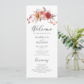 焦げオレンジ素朴フローラ結婚秋 プログラム (スタンド正面)