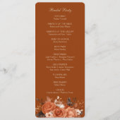 焦げオレンジ結婚ズ プログラム (裏面)