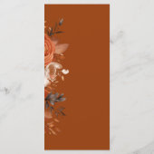 焦げオレンジ結婚ズ メニュー (裏面)