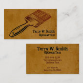 焦げブ絵を描ラシ名刺 名刺 (正面/裏面)