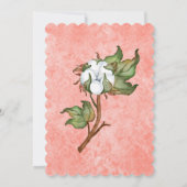 焦げ珊瑚綿ブライダルシャワーゲーム 招待状 (裏面)