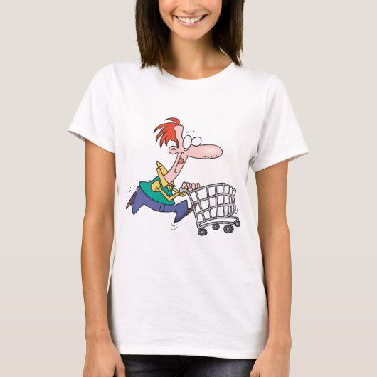 焦りのショッパー Tシャツ (正面)