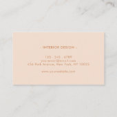 焦エレガントげオレンジプロフェッショナル 名刺 (裏面)