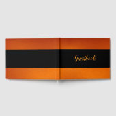 焦橙色オリジナル ゲストブック (全面)