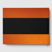 焦橙色オリジナル ゲストブック (裏面)