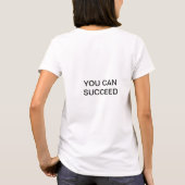焦点および忍耐 Tシャツ (裏面)
