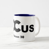 焦点のロゴ、季節30 ツートーンマグカップ (正面右)