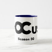 焦点のロゴ、季節30 ツートーンマグカップ (中央)