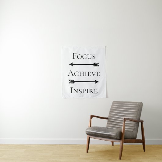 焦点はインスパイア感動的な黒い矢を達成します タペストリー (インサイチュ)